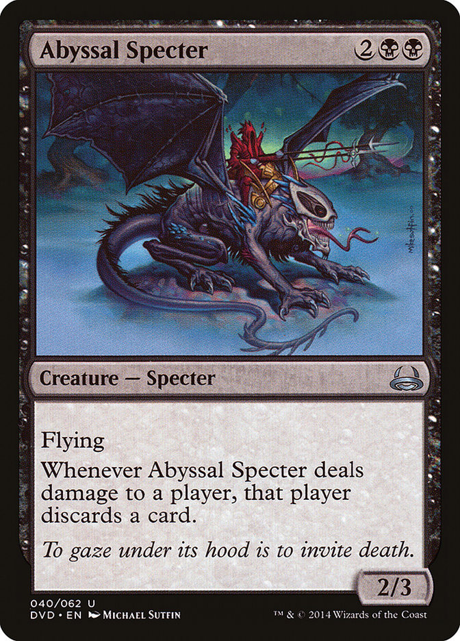 Abyssal Specter (Divine vs. Demonic) [Duel Decks Anthology] | Gear Gaming Bentonville