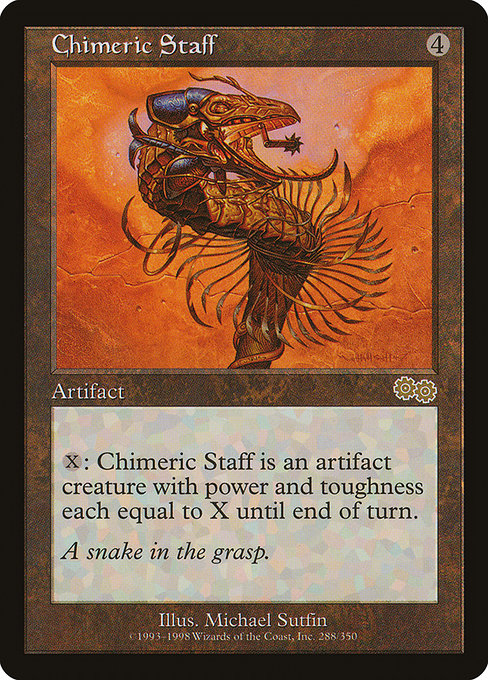 Chimeric Staff [Urza's Saga] | Gear Gaming Bentonville