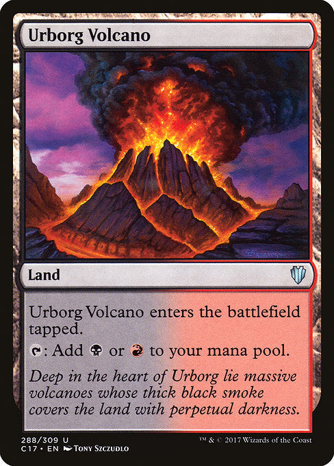 Urborg Volcano [Commander 2017] | Gear Gaming Bentonville