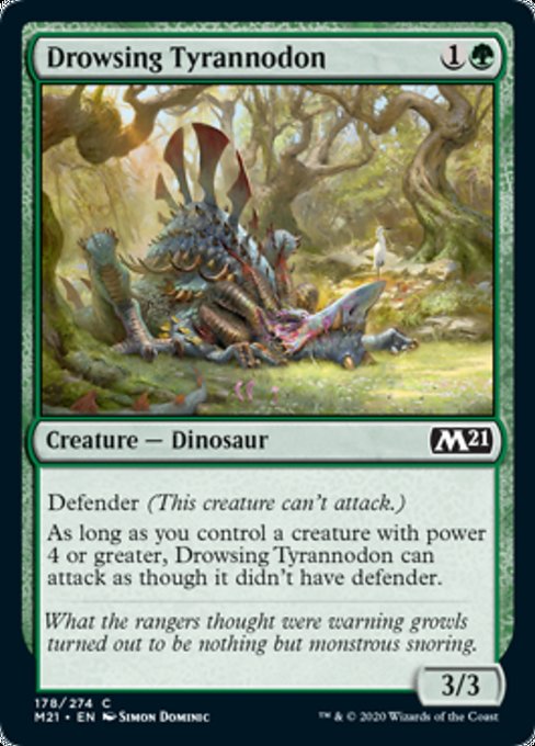 Drowsing Tyrannodon [Core Set 2021] | Gear Gaming Bentonville