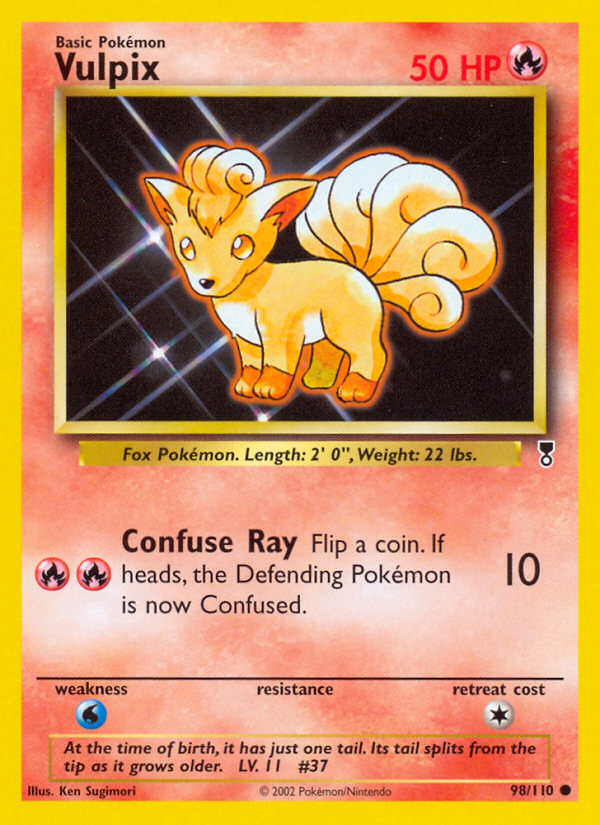 Vulpix (98/110) [Legendary Collection] | Gear Gaming Bentonville