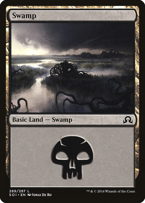 Swamp (289) [Shadows over Innistrad] | Gear Gaming Bentonville