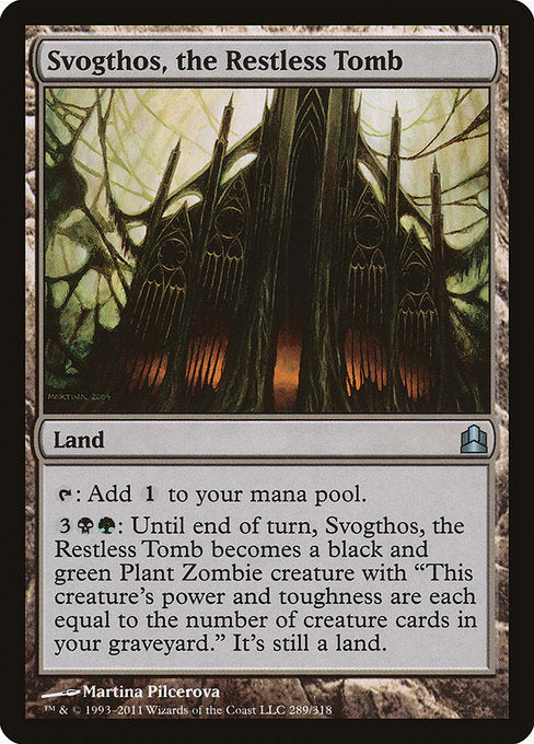 Svogthos, the Restless Tomb [Commander] | Gear Gaming Bentonville