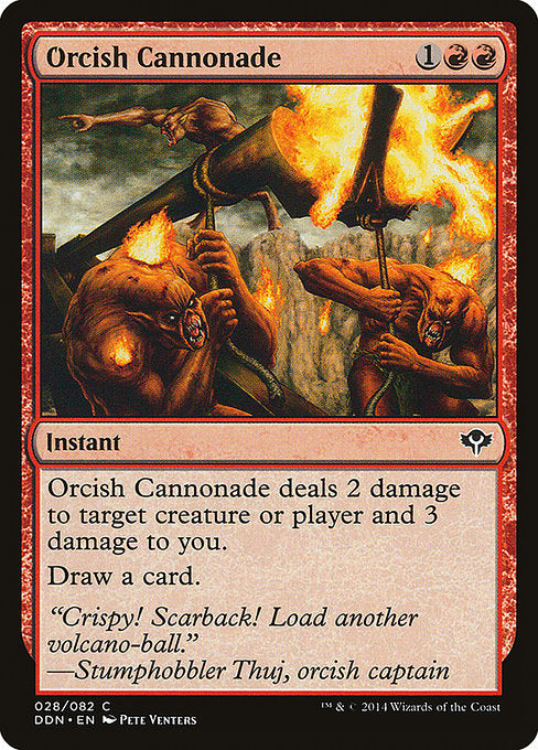 Orcish Cannonade [Duel Decks: Speed vs. Cunning] | Gear Gaming Bentonville