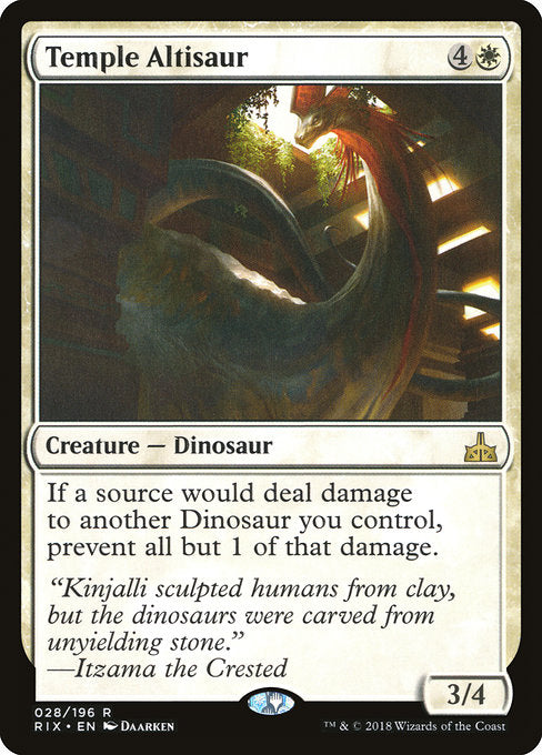 Temple Altisaur [Rivals of Ixalan] | Gear Gaming Bentonville