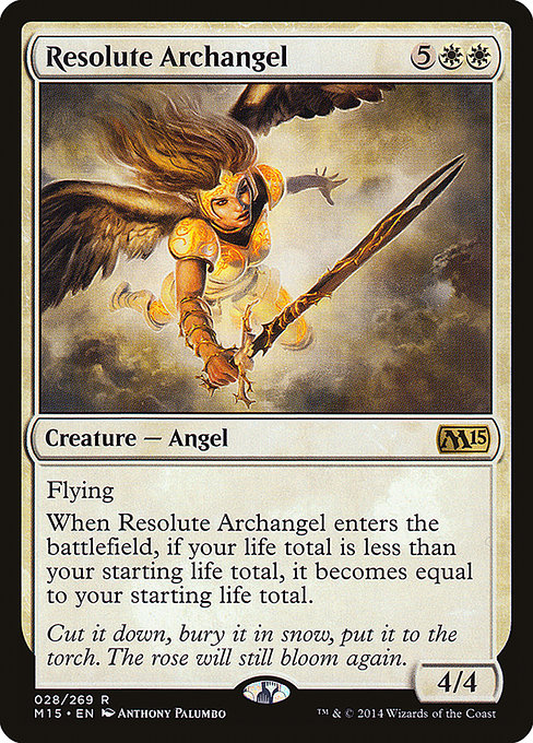 Resolute Archangel [Magic 2015 (M15)] | Gear Gaming Bentonville