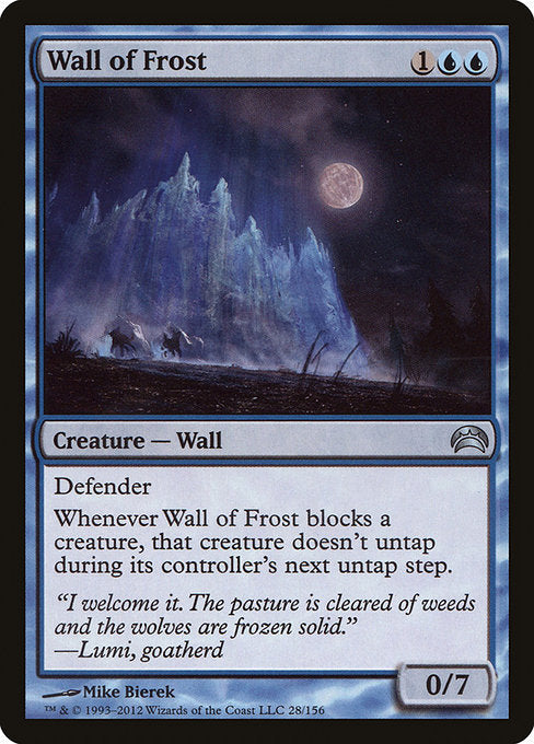 Wall of Frost [Planechase 2012] | Gear Gaming Bentonville