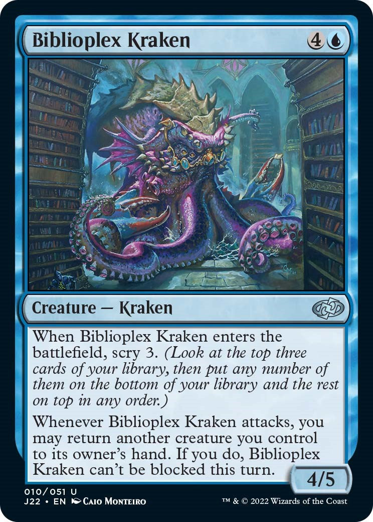 Biblioplex Kraken [Jumpstart 2022] | Gear Gaming Bentonville