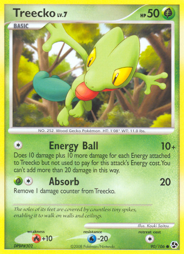 Treecko (90/106) [Diamond & Pearl: Great Encounters] | Gear Gaming Bentonville