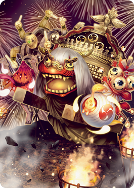 March of Reckless Joy Art Card [Kamigawa: Neon Dynasty Art Series] | Gear Gaming Bentonville