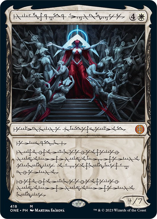 Elesh Norn, Mother of Machines (Phyrexian Step-and-Compleat Foil) [Phyrexia: All Will Be One] | Gear Gaming Bentonville