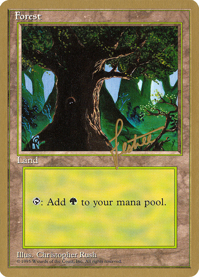 Forest (bl377) (Bertrand Lestree) [Pro Tour Collector Set] | Gear Gaming Bentonville