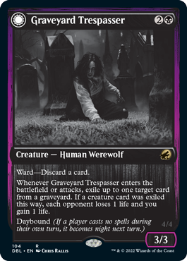 Graveyard Trespasser // Graveyard Glutton [Innistrad: Double Feature] | Gear Gaming Bentonville