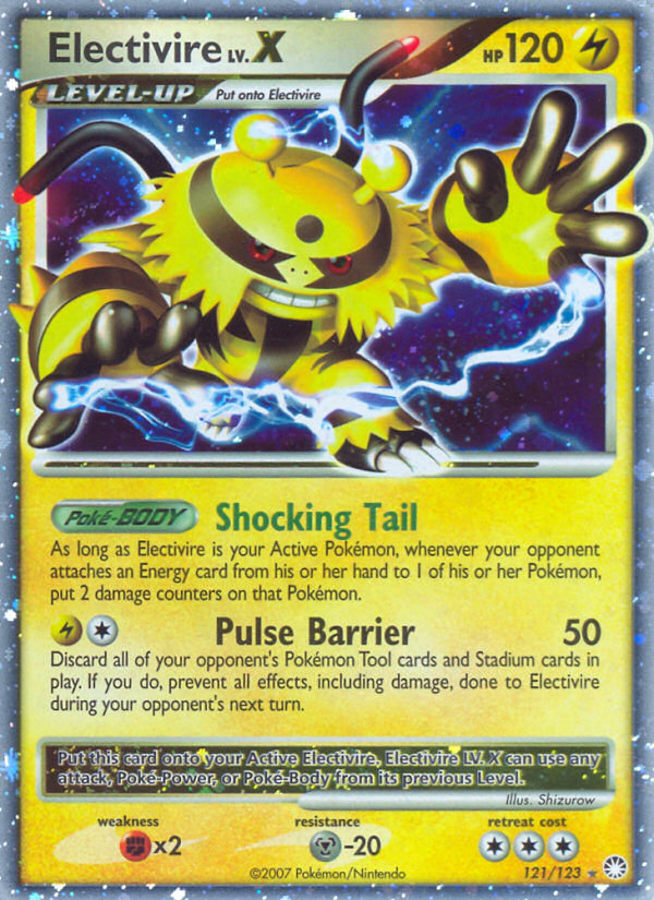 Electivire LV.X (121/123) [Diamond & Pearl: Mysterious Treasures] | Gear Gaming Bentonville