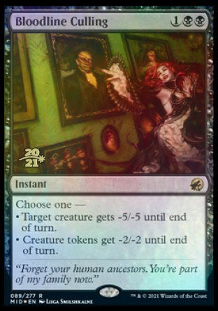 Bloodline Culling [Innistrad: Midnight Hunt Prerelease Promos] | Gear Gaming Bentonville