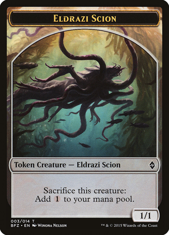 Eldrazi Scion (003/014) [Battle for Zendikar Tokens] | Gear Gaming Bentonville