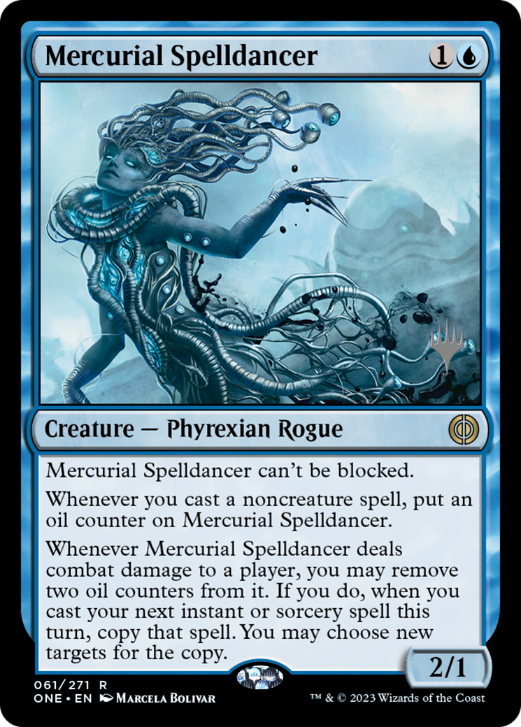 Mercurial Spelldancer (Promo Pack) [Phyrexia: All Will Be One Promos] | Gear Gaming Bentonville