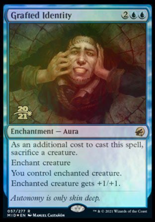 Grafted Identity [Innistrad: Midnight Hunt Prerelease Promos] | Gear Gaming Bentonville