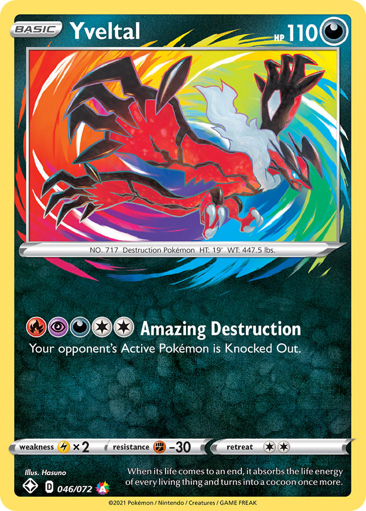 Yveltal (046/072) [Sword & Shield: Shining Fates] | Gear Gaming Bentonville