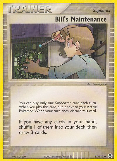 Bill's Maintenance (87/112) [EX: FireRed & LeafGreen] | Gear Gaming Bentonville