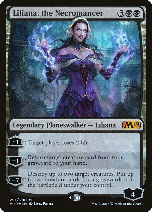 Liliana, the Necromancer [Core Set 2019] | Gear Gaming Bentonville