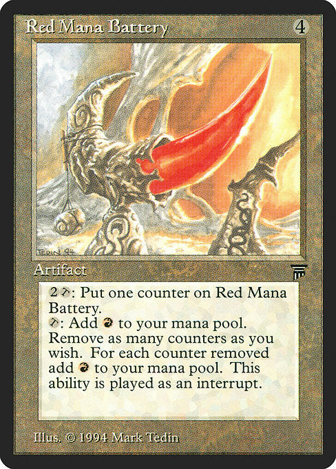 Red Mana Battery [Legends] | Gear Gaming Bentonville