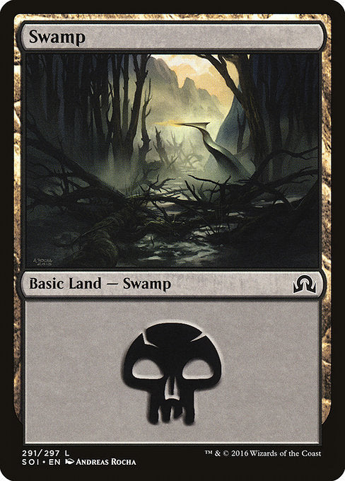 Swamp (291) [Shadows over Innistrad] | Gear Gaming Bentonville