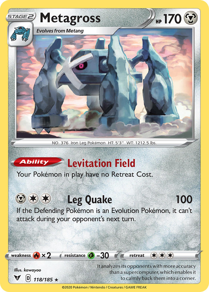 Metagross (118/185) [Sword & Shield: Vivid Voltage] | Gear Gaming Bentonville