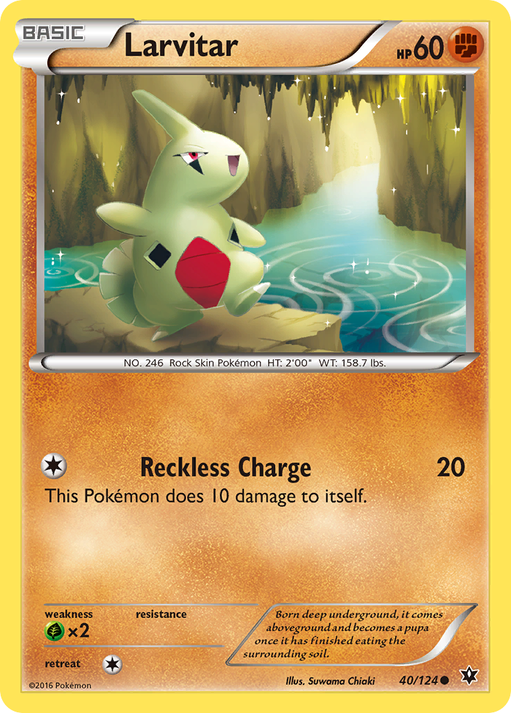 Larvitar (40/124) [XY: Fates Collide] | Gear Gaming Bentonville