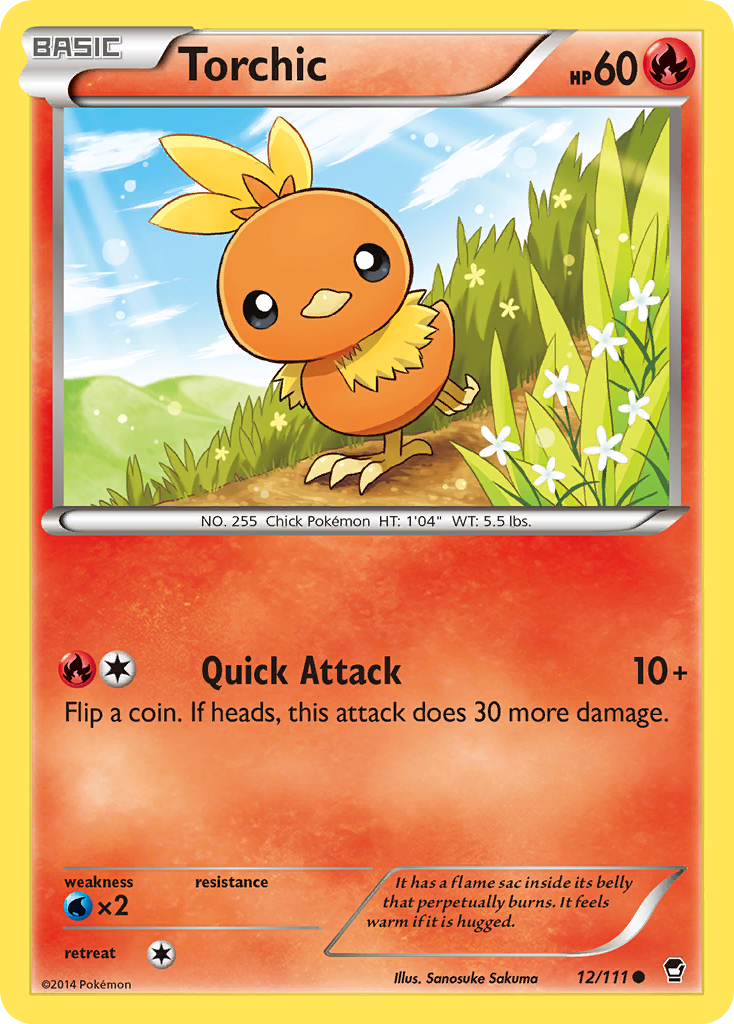 Torchic (12/111) [XY: Furious Fists] | Gear Gaming Bentonville