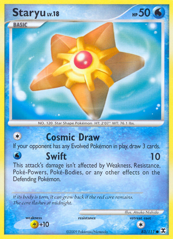 Staryu (83/111) [Platinum: Rising Rivals] | Gear Gaming Bentonville