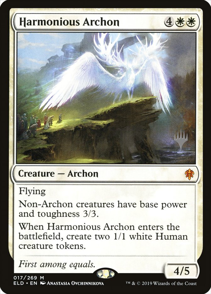 Harmonious Archon (Promo Pack) [Throne of Eldraine Promos] | Gear Gaming Bentonville