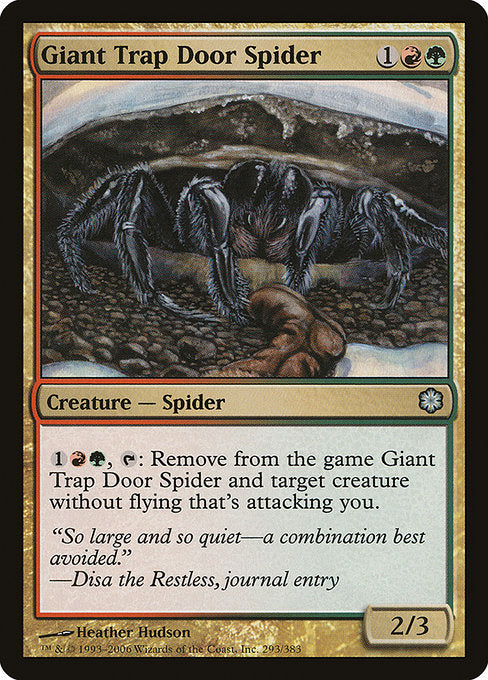 Giant Trap Door Spider [Coldsnap Theme Deck Reprints] | Gear Gaming Bentonville