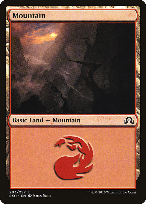 Mountain (293) [Shadows over Innistrad] | Gear Gaming Bentonville