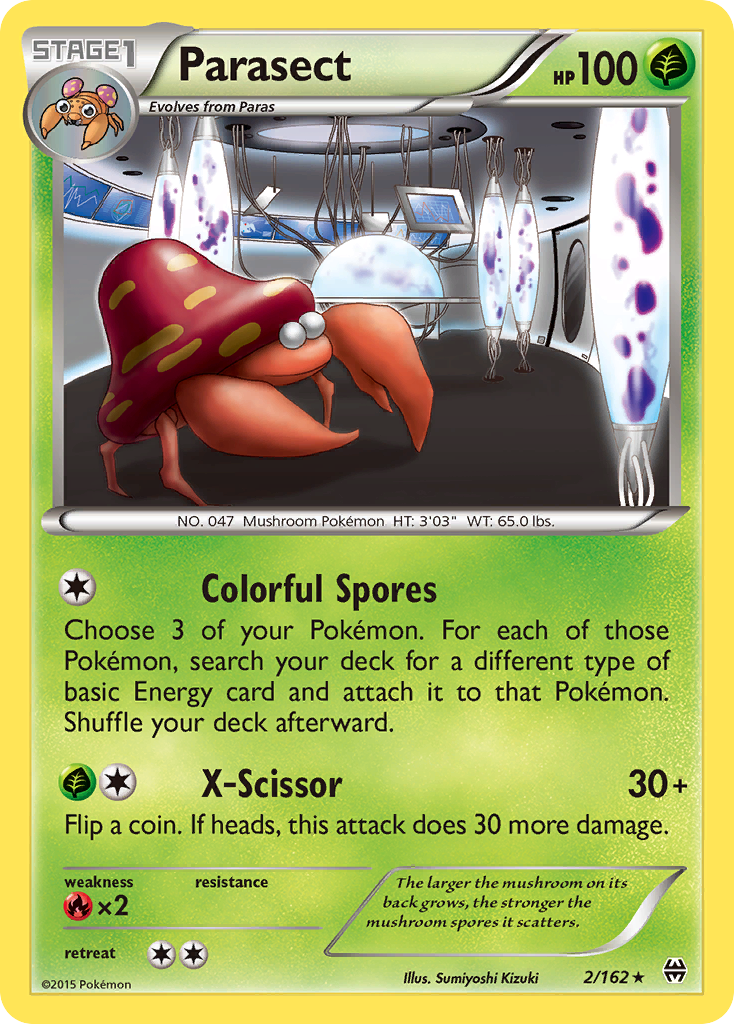 Parasect (2/162) [XY: BREAKthrough] | Gear Gaming Bentonville