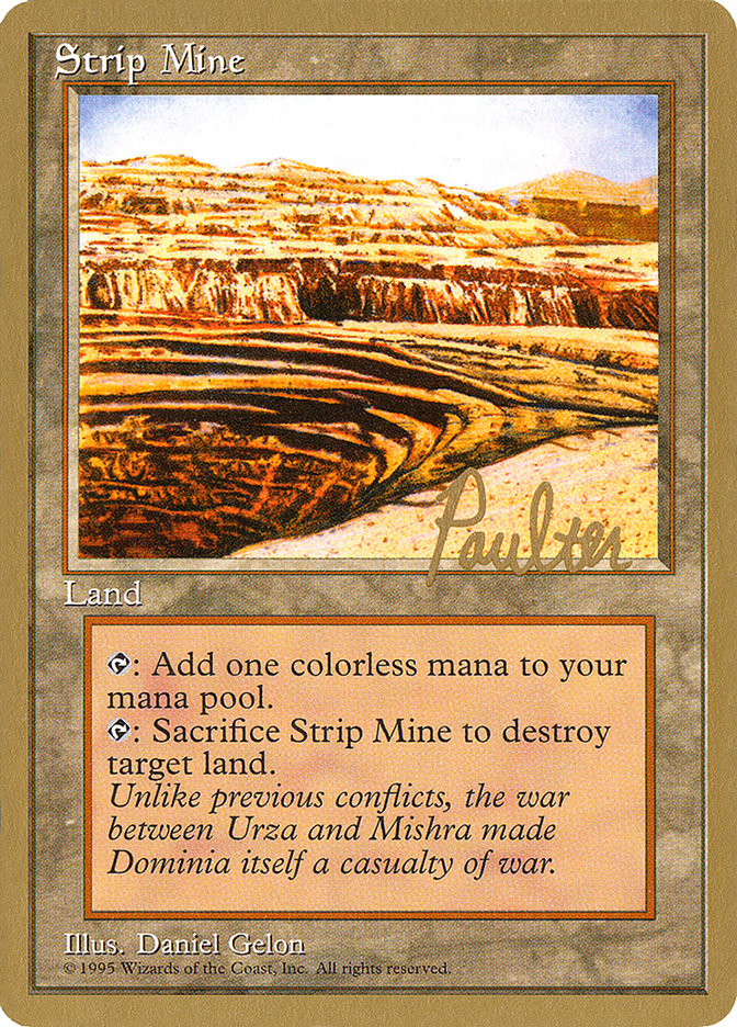 Strip Mine (Preston Poulter) [Pro Tour Collector Set] | Gear Gaming Bentonville