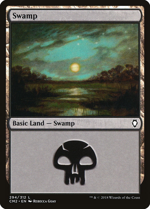 Swamp (294) [Commander Anthology Volume II] | Gear Gaming Bentonville