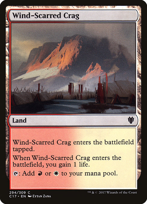 Wind-Scarred Crag [Commander 2017] | Gear Gaming Bentonville