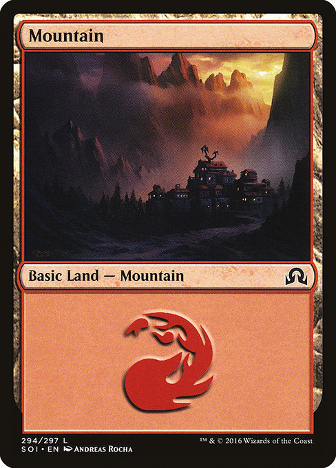 Mountain (294) [Shadows over Innistrad] | Gear Gaming Bentonville