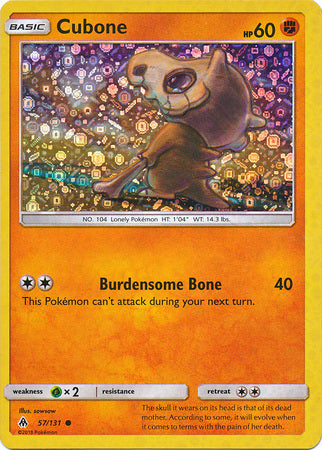 Cubone (57/131) (General Mills Promo) [Sun & Moon: Forbidden Light] | Gear Gaming Bentonville