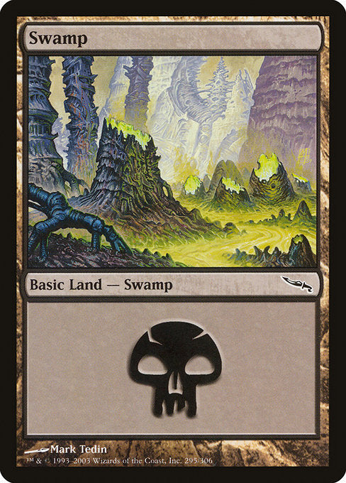 Swamp (295) [Mirrodin] | Gear Gaming Bentonville