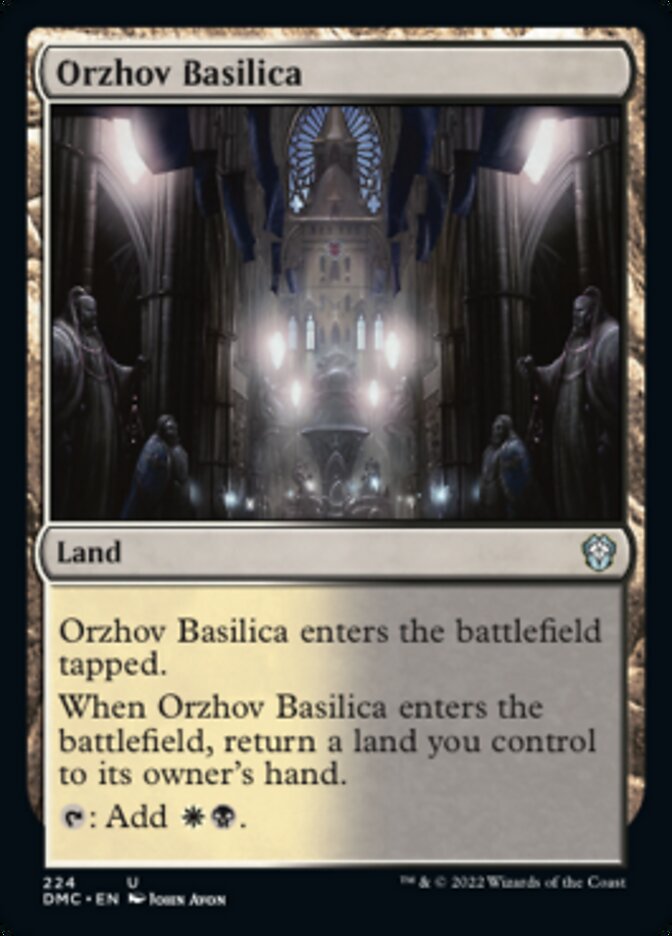 Orzhov Basilica [Dominaria United Commander] | Gear Gaming Bentonville