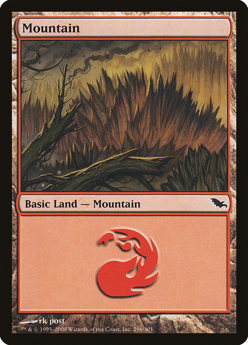 Mountain (296) [Shadowmoor] | Gear Gaming Bentonville