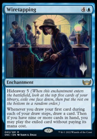 Wiretapping (Promo Pack) [Streets of New Capenna Promos] | Gear Gaming Bentonville