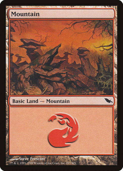 Mountain (297) [Shadowmoor] | Gear Gaming Bentonville