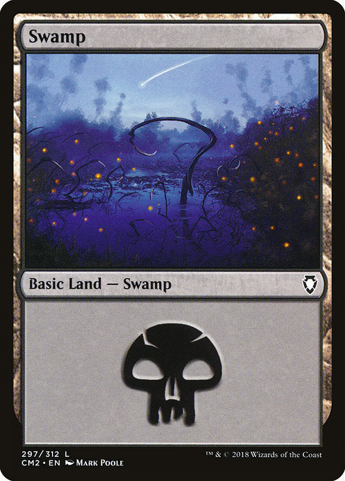 Swamp (297) [Commander Anthology Volume II] | Gear Gaming Bentonville