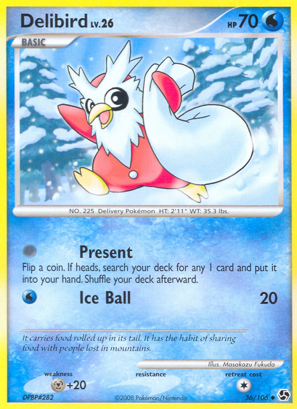 Delibird (36/106) [Diamond & Pearl: Great Encounters] | Gear Gaming Bentonville