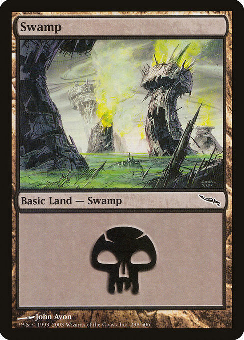 Swamp (298) [Mirrodin] | Gear Gaming Bentonville