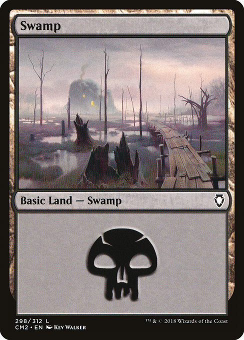 Swamp (298) [Commander Anthology Volume II] | Gear Gaming Bentonville