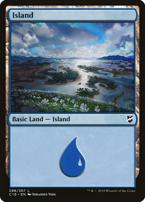 Island (298) [Commander 2018] | Gear Gaming Bentonville